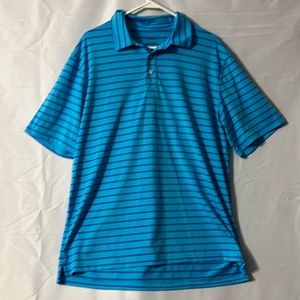 LL Bean light blue golf polo size L